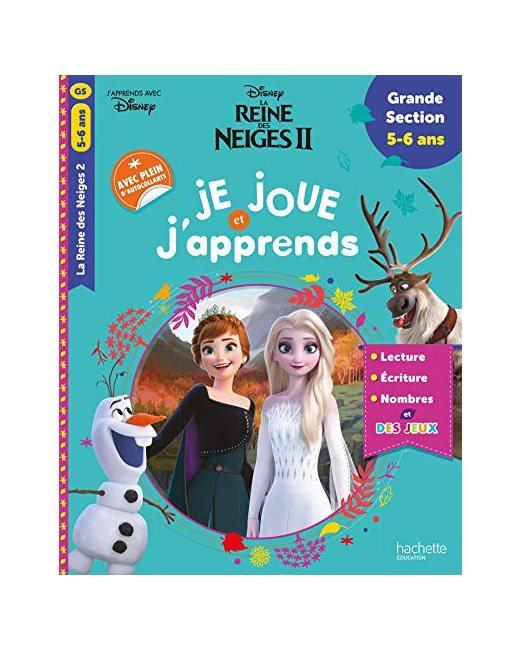 Disney - Reine des Neiges 2 - Je joue et j'apprends grande section (5-6ans)