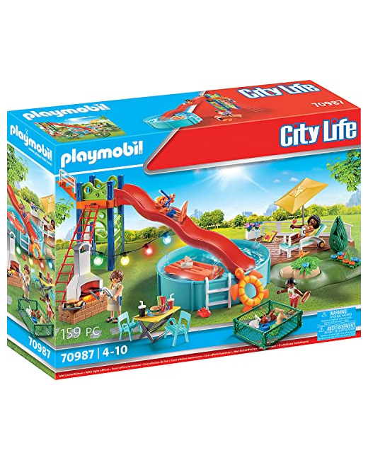 Playmobil City Life - Espace détente avec piscine