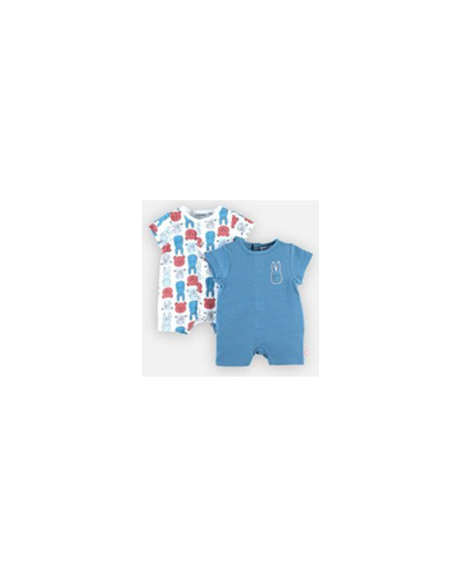 Set de 2 combishorts en coton