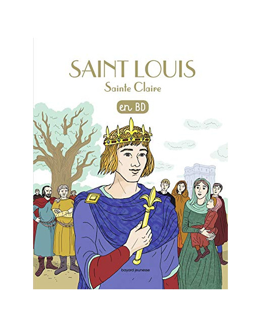 Saint Louis, Sainte Claire, en BD