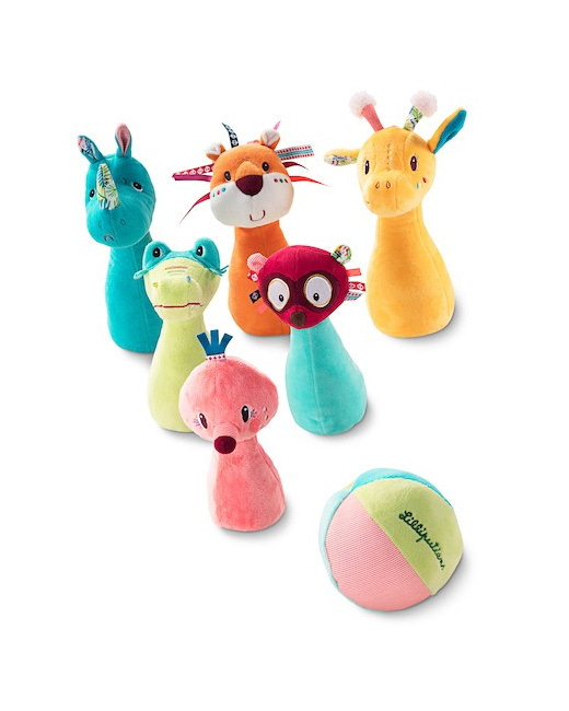 Jeu de quilles en tissus Jungle