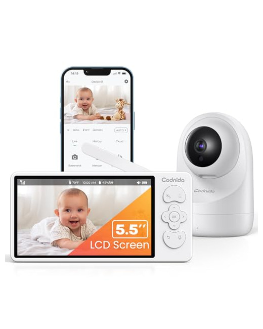 Babyphone Vidéo 5.5" LCD