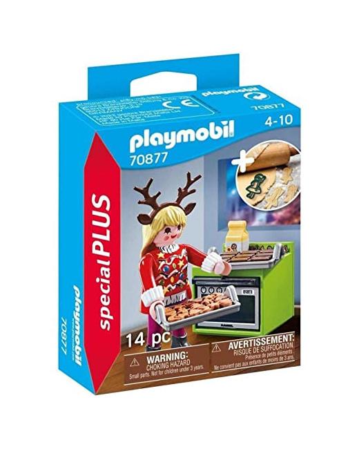 Playmobil City Life - Pâtissière avec emporte-pièce