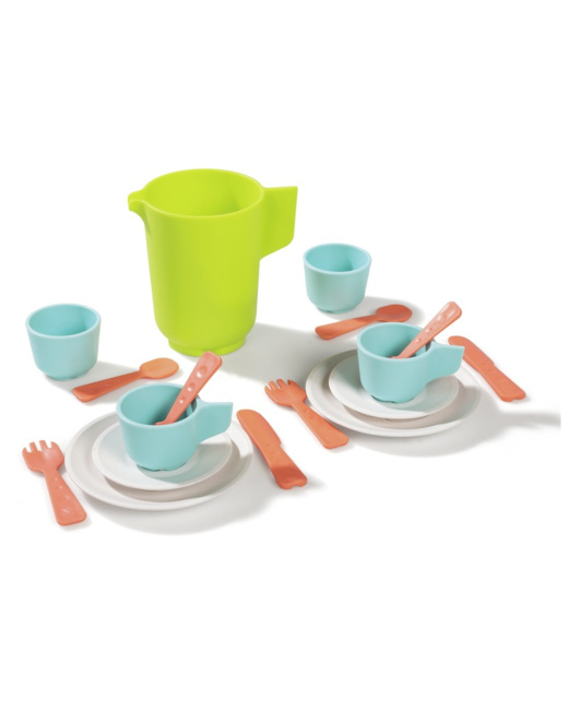 Dînette wescook bioplastique service repas pour 2 personnes