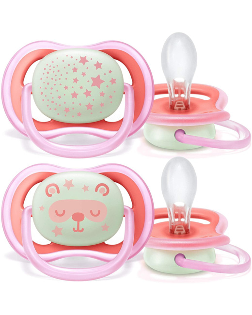 Sucettes Ultra Air Nuit 6-18 Fille