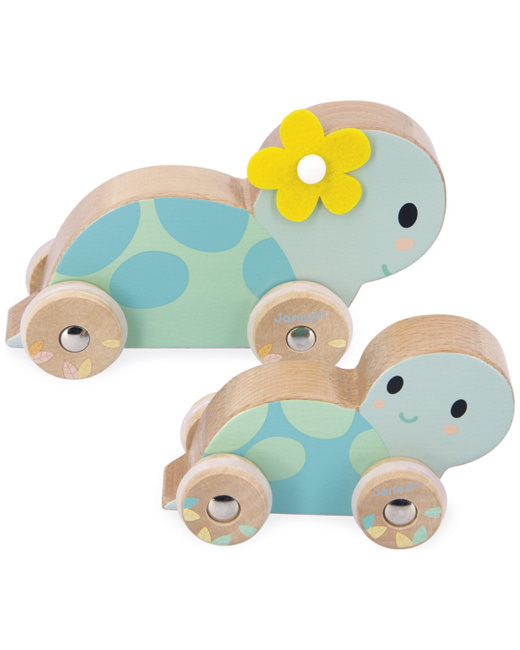 Set de 2 tortues à pousser Pure