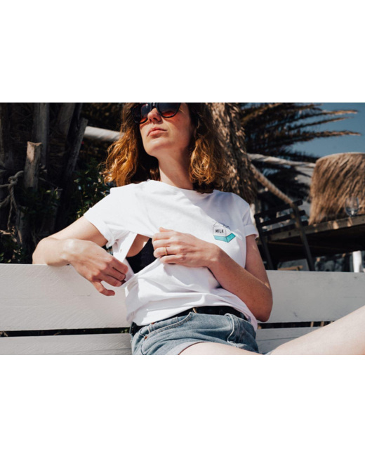 Tee-shirt d'allaitement