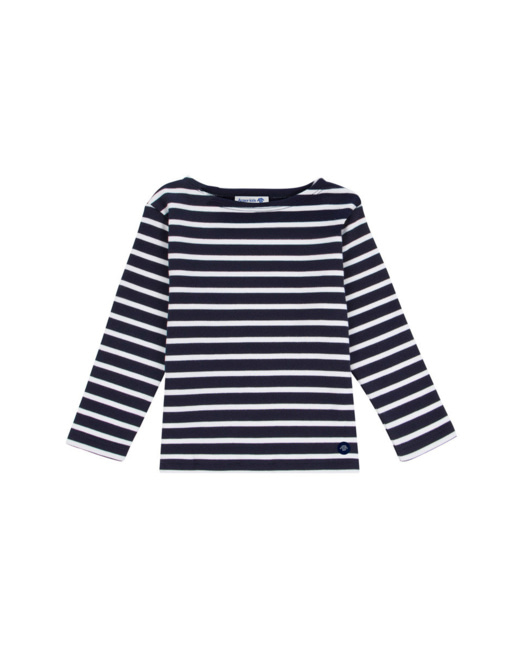 Marinière "Loctudy" Kids - coton - Navire/Blanc