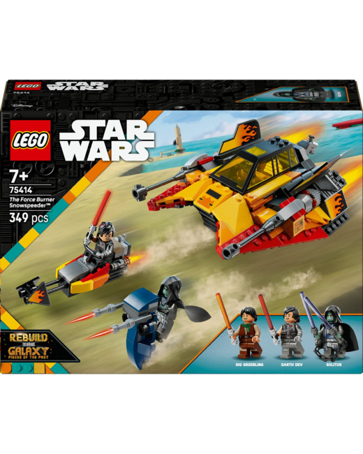 Le Snowspeeder en flammes Star Wars