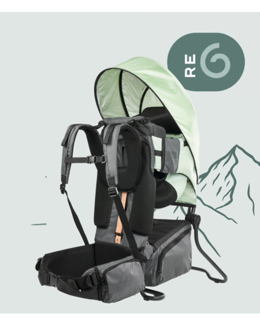 Porte-bébé de randonnée Moov & Hike+ Dune avec housse de pluie intégrée