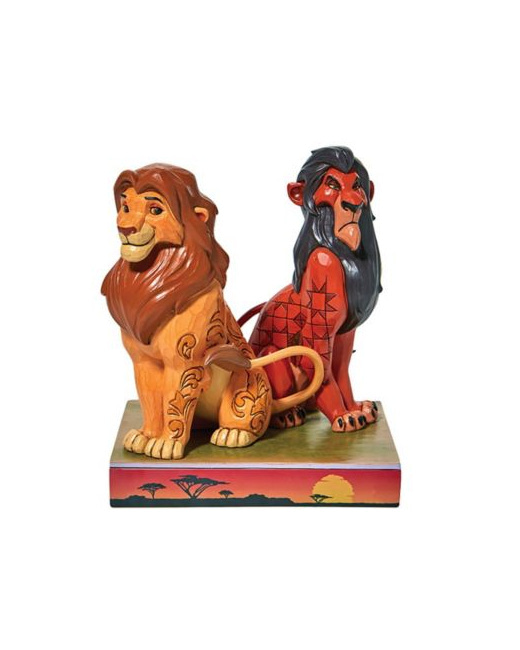 Figurine Simba et Scar fiers et fougueux - Le Roi Lion