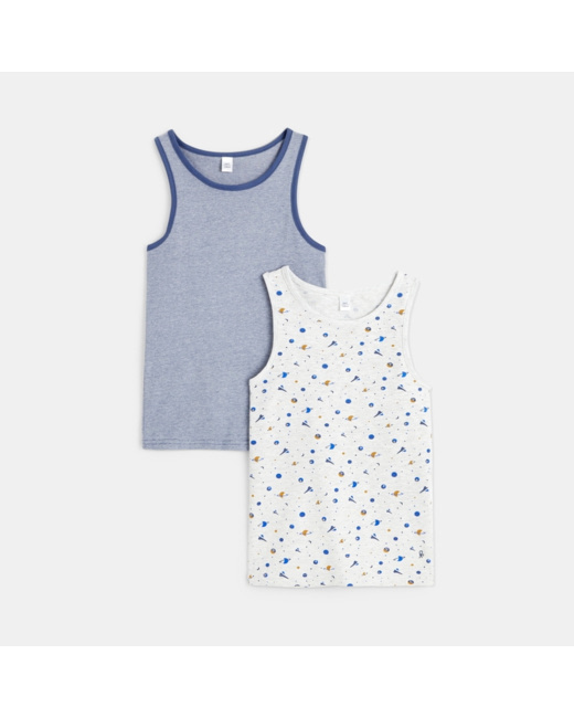 Débardeur en jersey doux (lot de 2) garçon