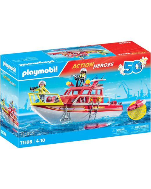 Bateau de sauvetage et pompiers