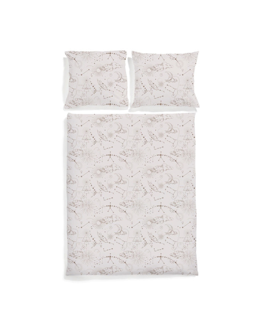 Housse de couette en satin de coton - Astrologie