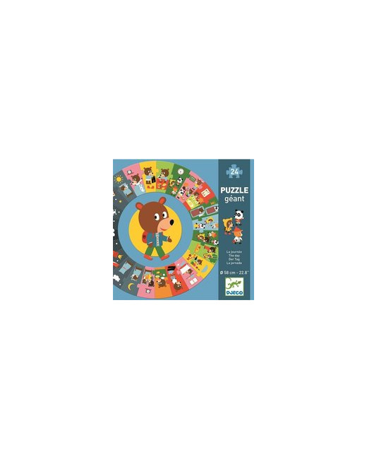 Puzzle enfant La journée 24 pièces