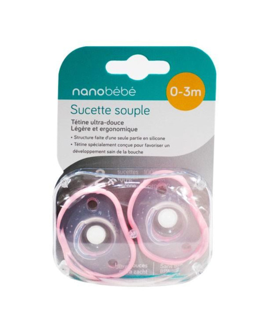 Lot de 2 sucettes Flexy
