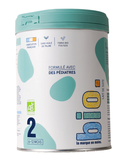 Lait de suite bio 2ème âge de 6 à 12 mois