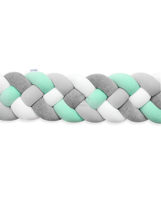 Tour de lit tressé 4 épis