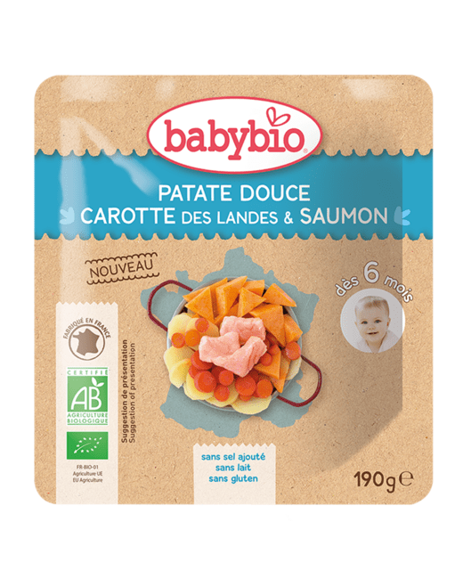 Patate douce Carotte des Landes Saumon