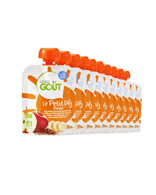 Mon pack Petit Déj bio 10 gourdes