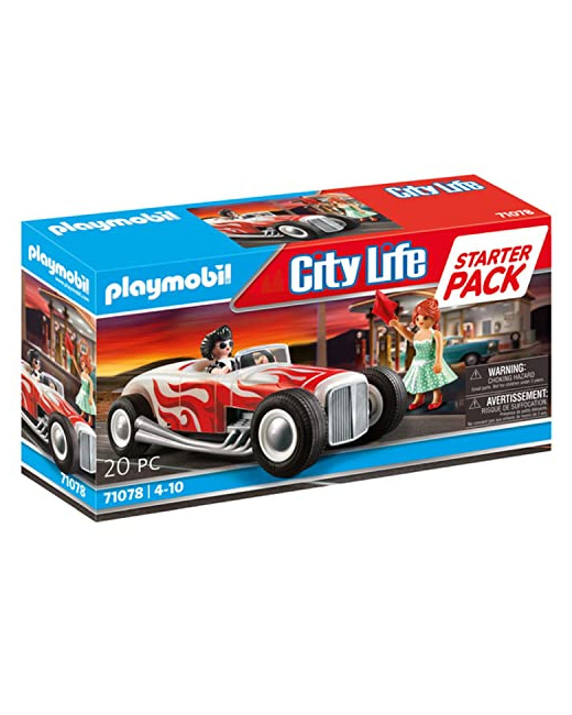 Playmobil City Life - Voiture vintage avec couple