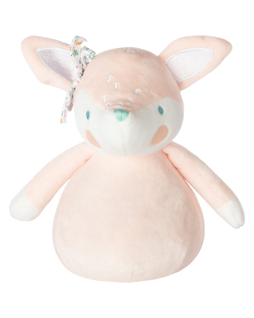 Peluche cale porte forme renard en velours