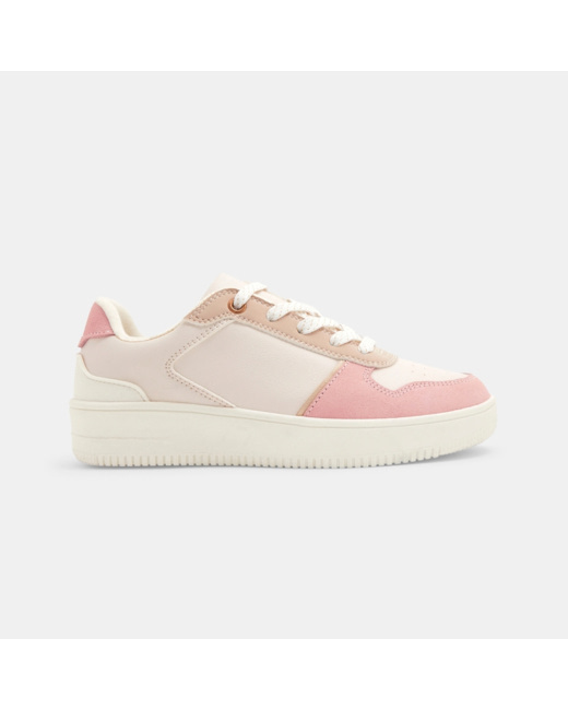 Baskets basses roses fille