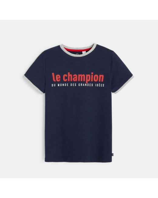 T-shirt jersey flammé Champion bleu garçon