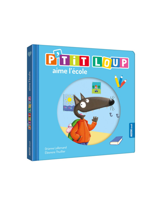 Livre P'tit loup aime l'école