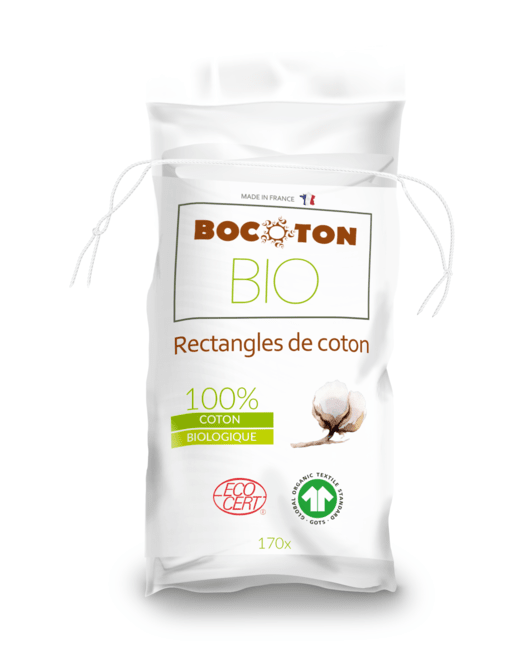 Maxi rectangles de coton bio