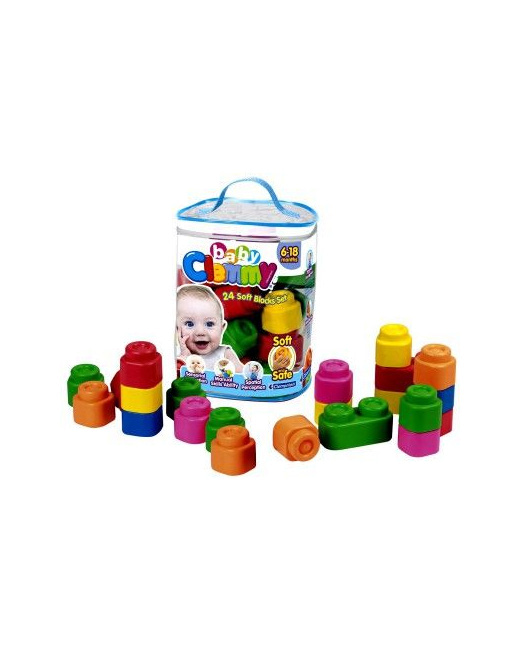 Cubes souples Baby Clemmy : Sac de 24 cubes