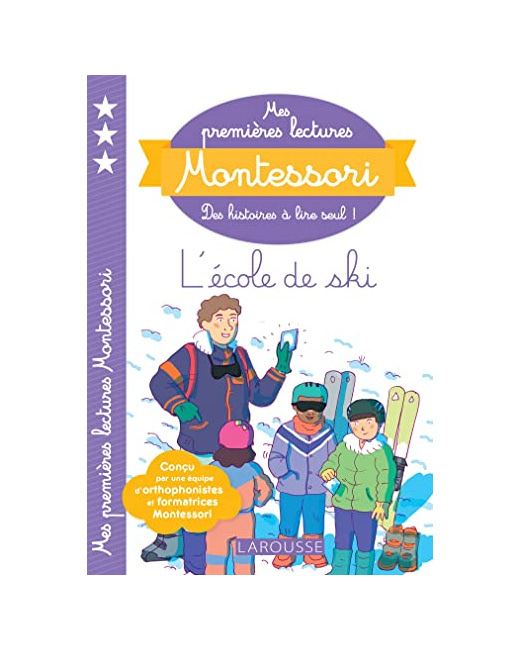 Mes premières lectures Montessori L'école de Ski