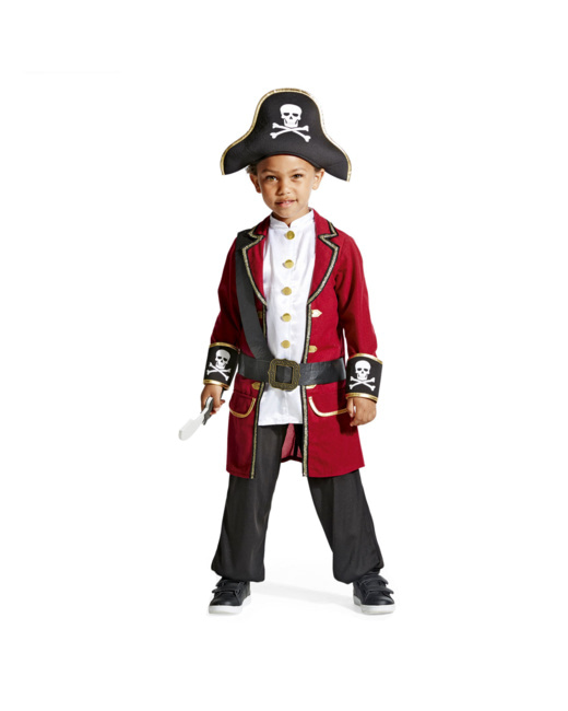 Déguisement de Pirate rouge 3-5 ans by Imagibul