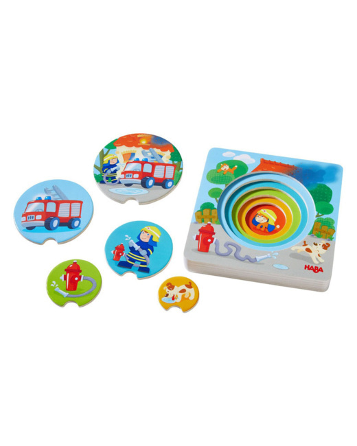 Puzzle en bois Pompiers
