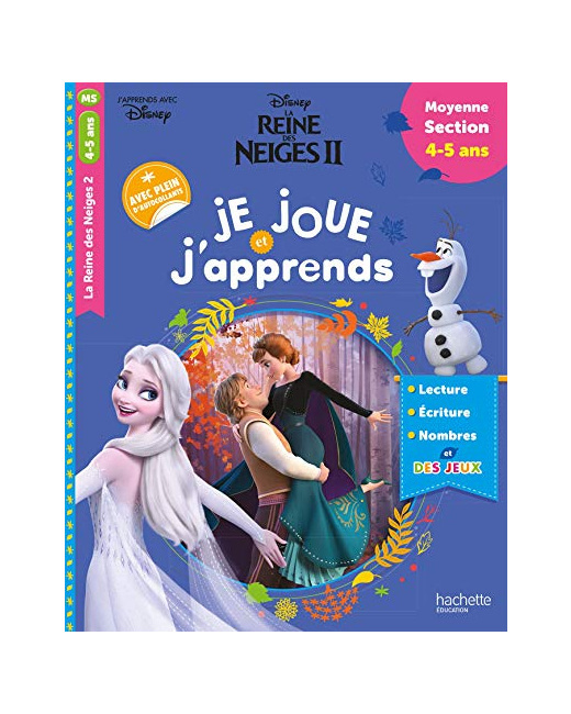 Disney - Reine des Neiges 2 - Je joue et j'apprends moyenne section (4-5 ans)