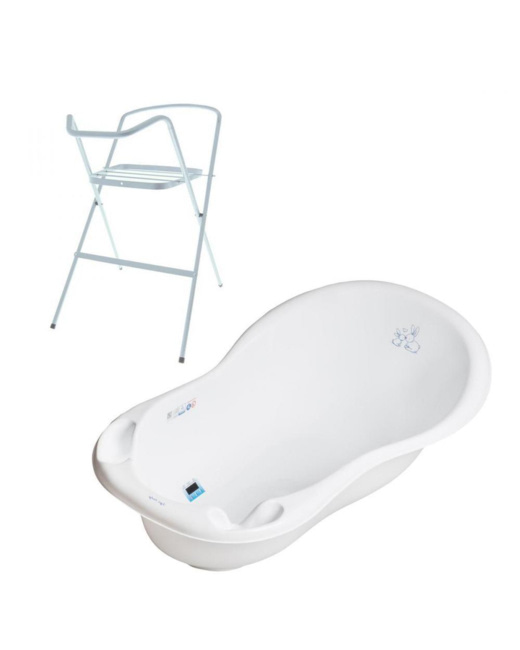 Baignoire bébé avec thermomètre intégré + pieds 