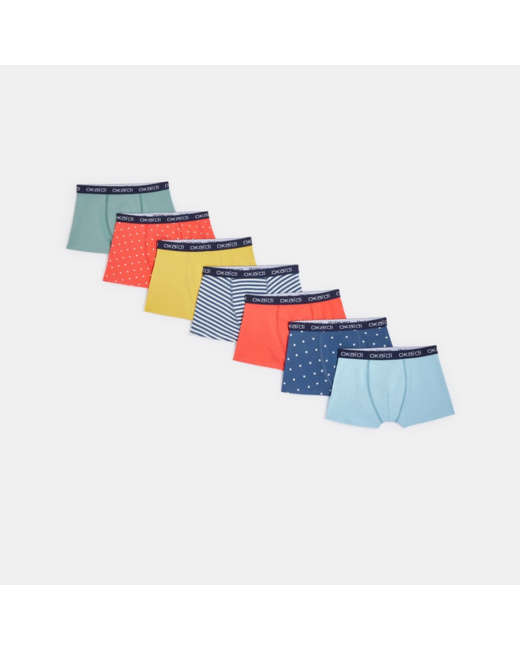Boxers en jersey (lot de 7) garçon