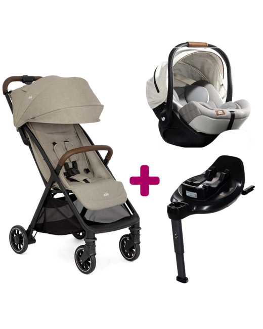 Poussette Trio Pact Pro + siège auto i-Level Recline + Base Encore