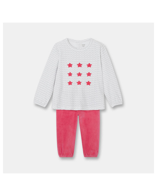 Pyjama velours à étoiles