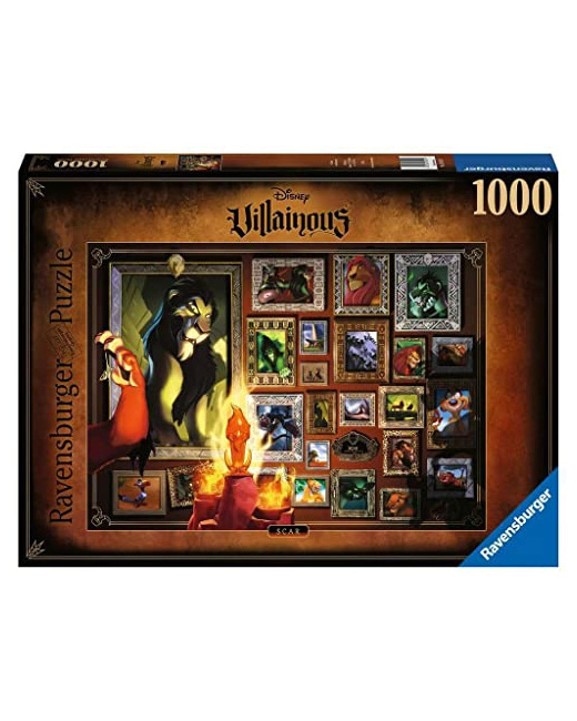 Puzzle - Scar - Collection Disney Villainous - 1000 pièces