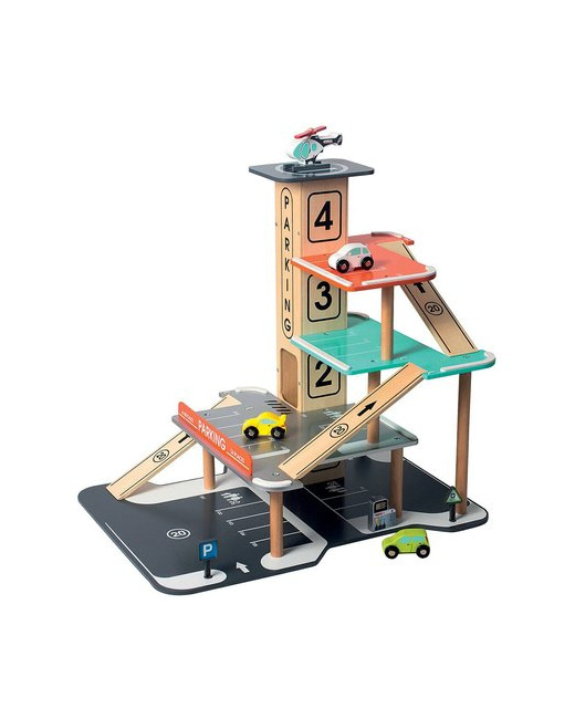 Jouet en bois Grand parking  