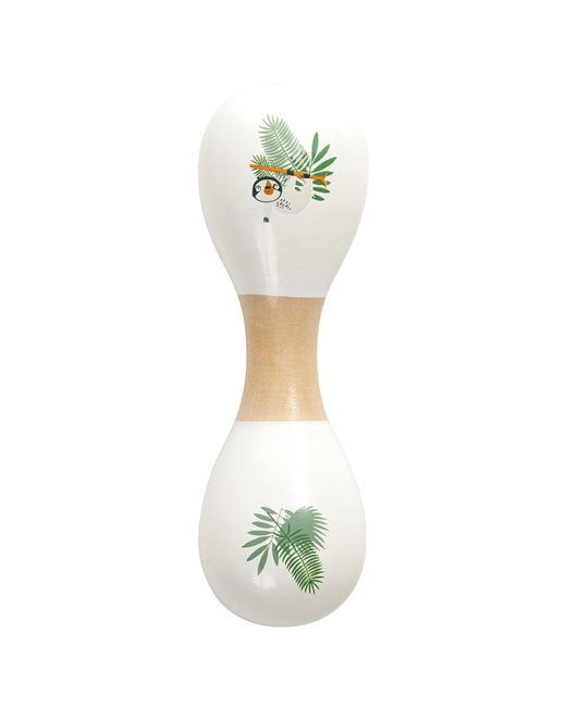 Petite maraca double en bois - Happy wild