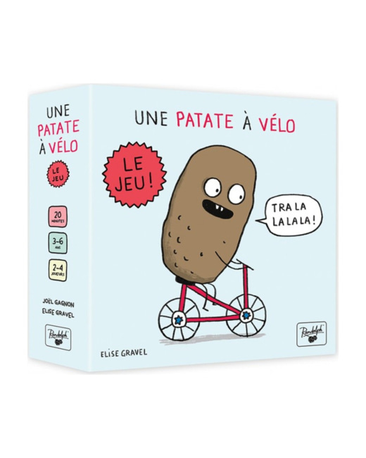 Une patate à vélo