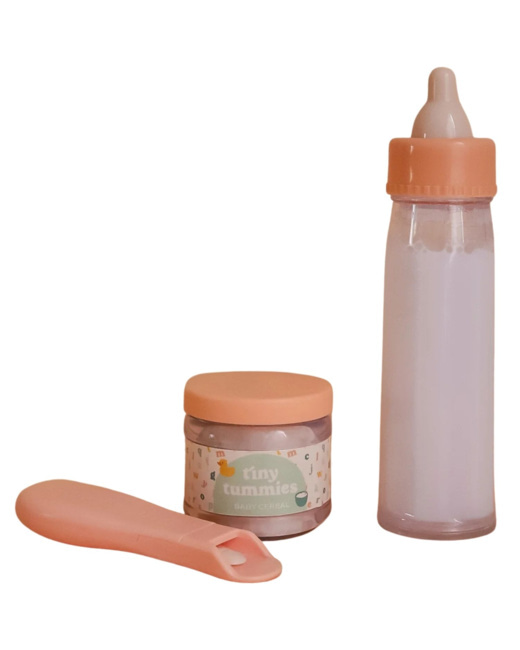 Box Mon premier petit pot Lait et petit pot Céréales pour poupée