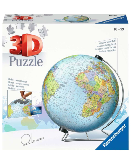 Puzzle Globe - de 10 ans