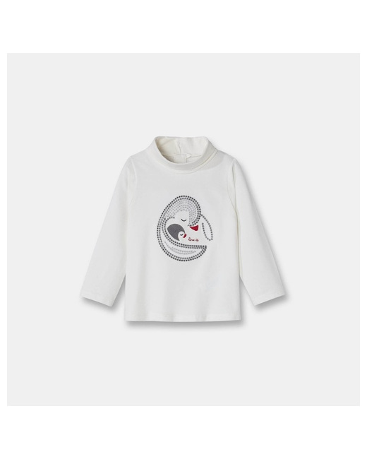 T-shirt col roulé à motif