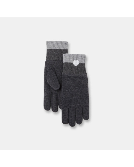 Gants doublés en polaire gris garçon