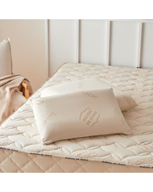 Oreiller confort latex et Coton Bio