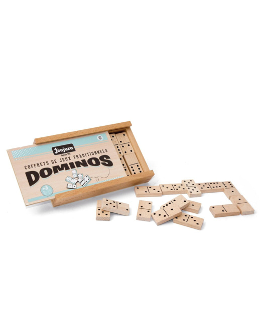Jeu de dominos en bois