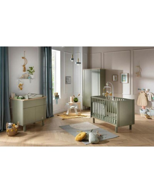 Chambre Trio Lit Commode Armoire Eleonore